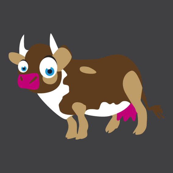 Cow   1m x 1m