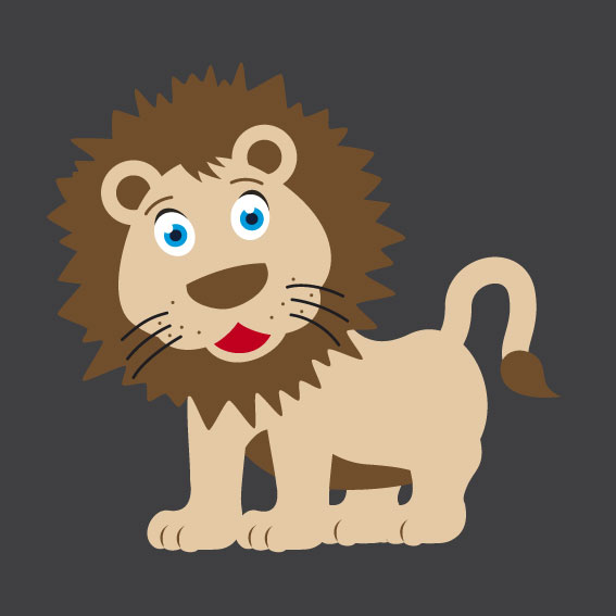 Lion 1m x 1m