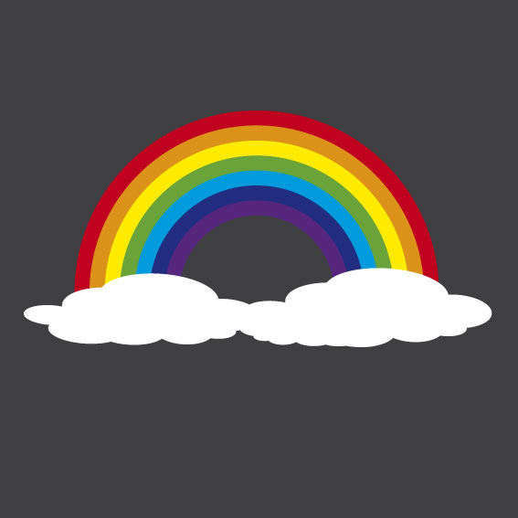 Rainbow 1m x 1m