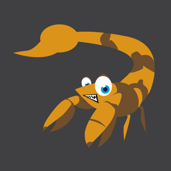 Scorpion 1m x 1m