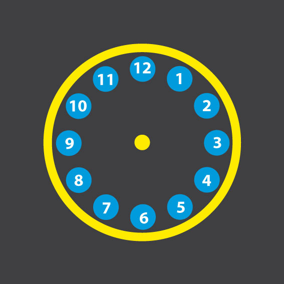 Clock 3m Diameter