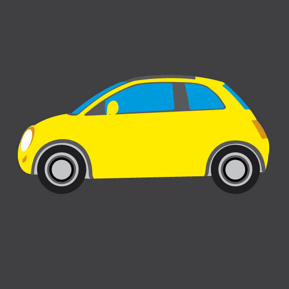 Car  0.75m x 0.35m