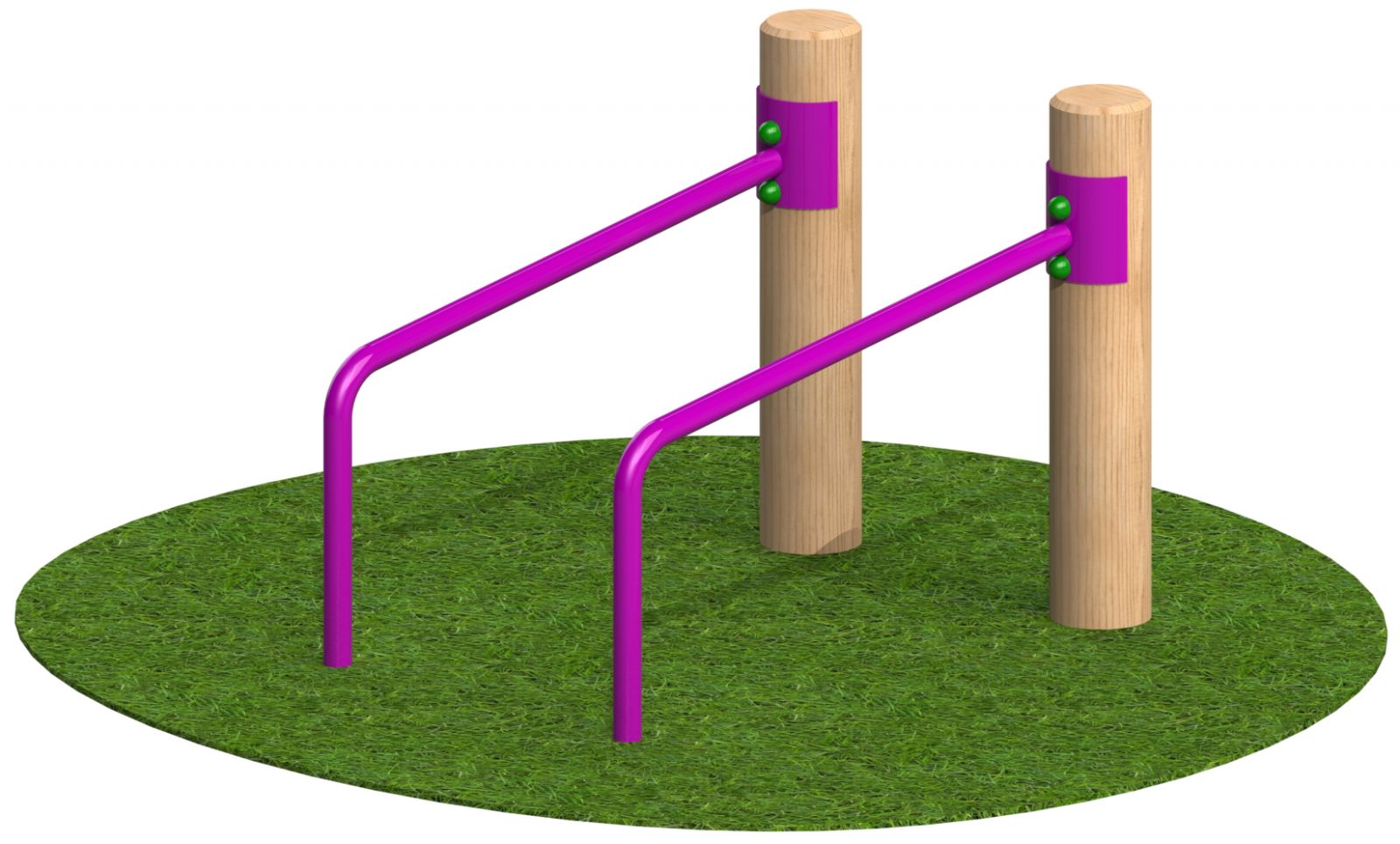 Low Parallette Bars