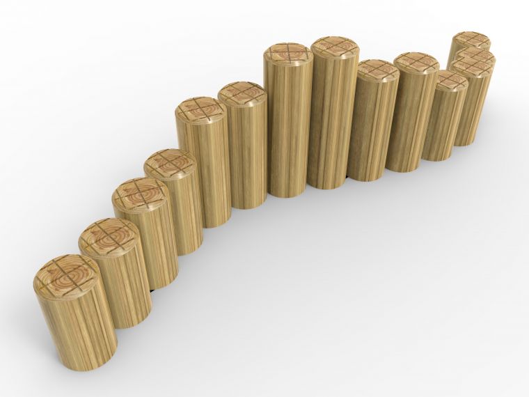 Log Wall